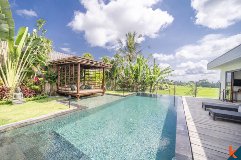 Good investment four bedroom villa for lease in Ubud