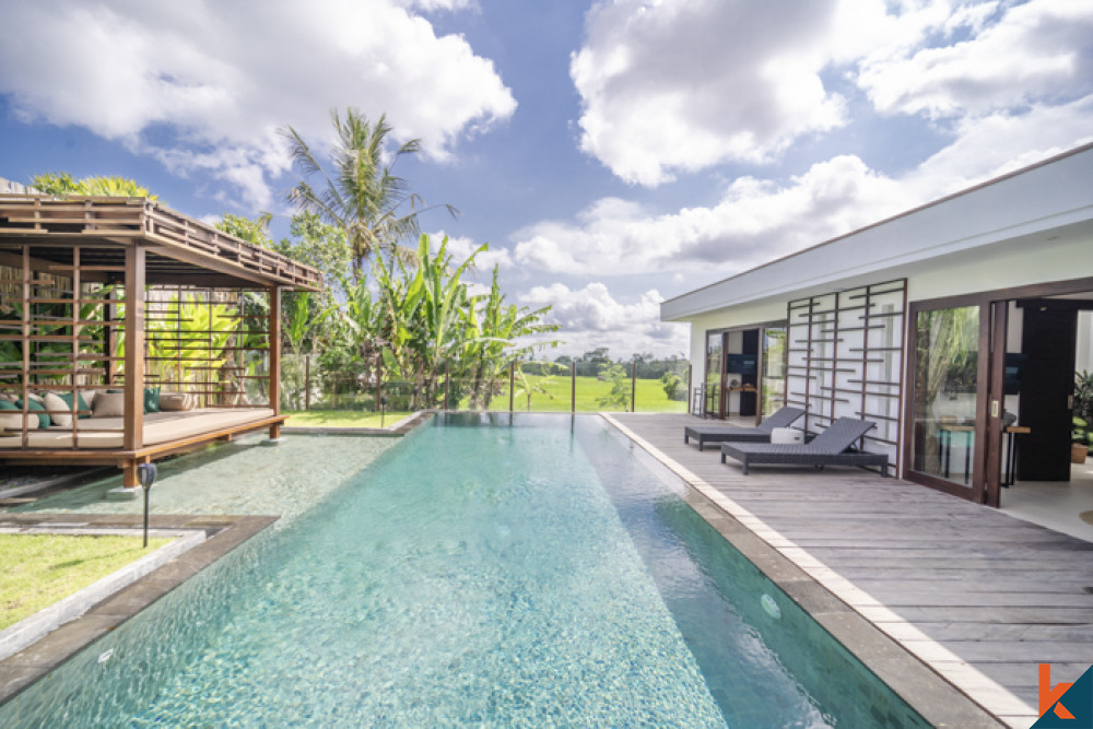 Good investment four bedroom villa for lease in Ubud