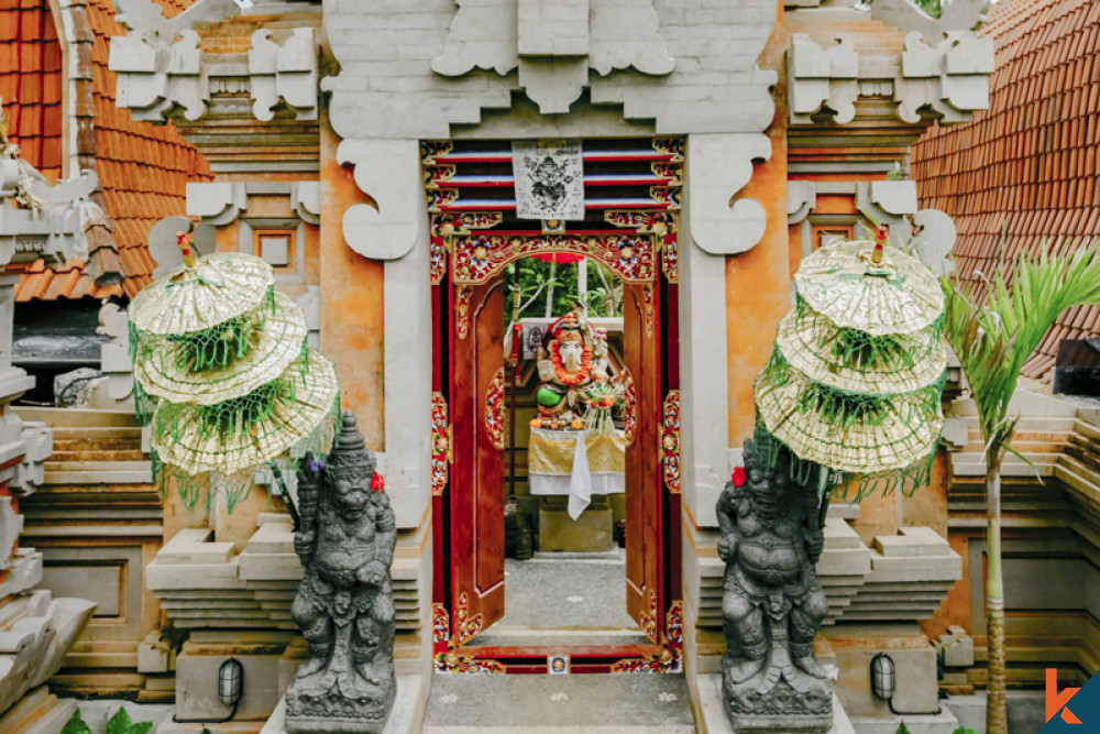 Hôtel de luxe dans un lumbung traditionnel balinais à louer à Ubud