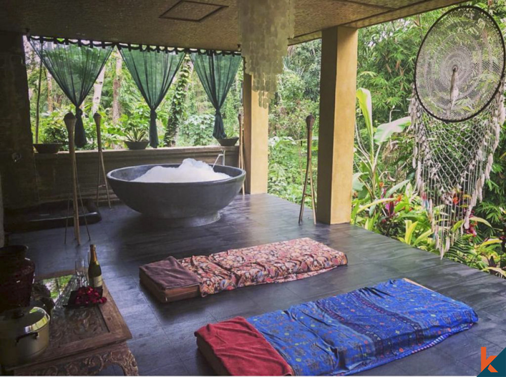 Luxury boutique hotel in traditional Balinese lumbung for lease in Ubud