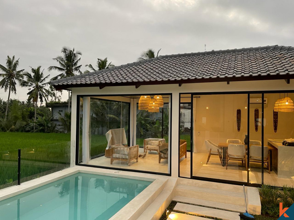 STUNNING 2 BEDROOM VILLA WITH RICE FIELD VIEW IN UBUD