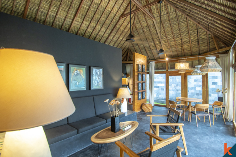 New jungle view mini resort seven villas for lease in Ubud