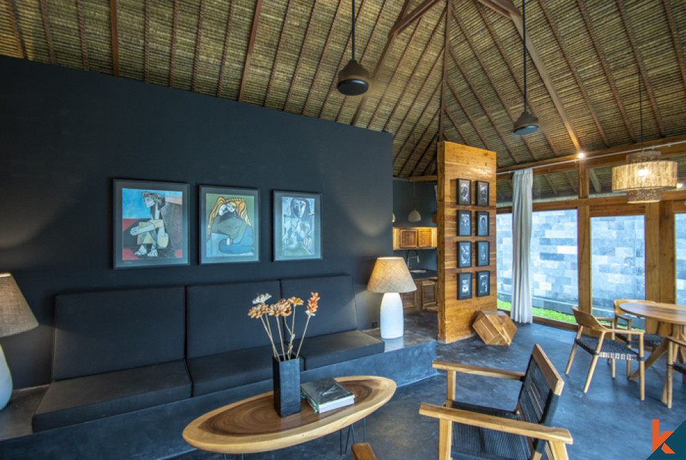 New jungle view mini resort seven villas for lease in Ubud