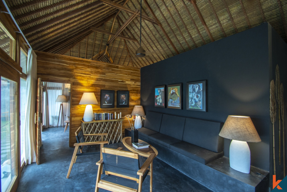 New jungle view mini resort seven villas for lease in Ubud