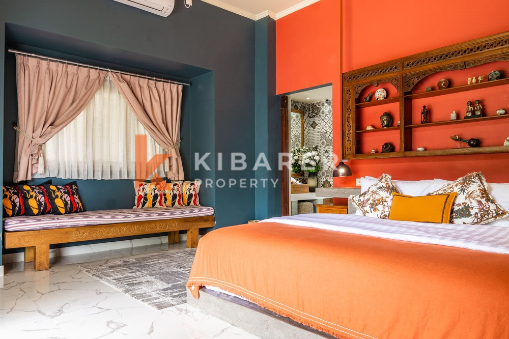 Villa de luxe de style méditerranéen à vie ouverte de cinq chambres située à Kaba-Kaba