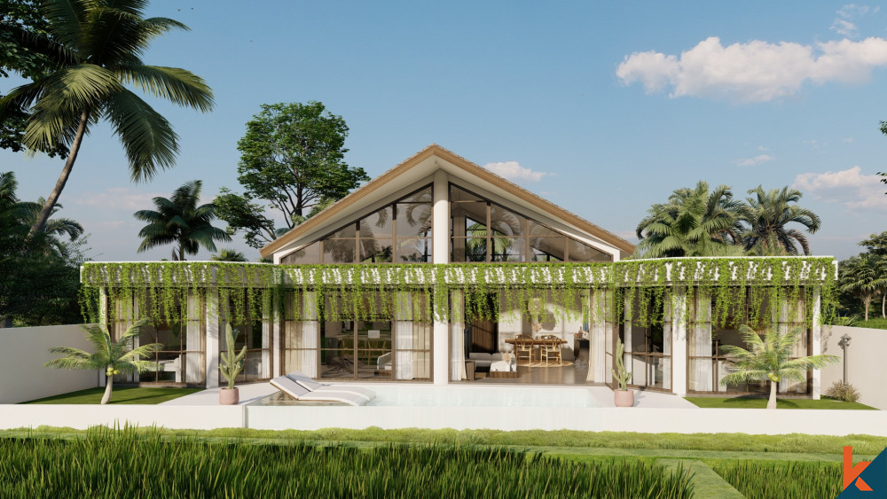 Villa tranquille de 2 chambres sur plan à Ubud