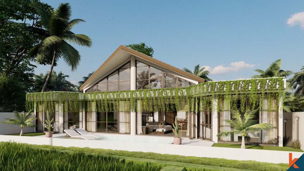 Villa tranquille de 2 chambres sur plan à Ubud