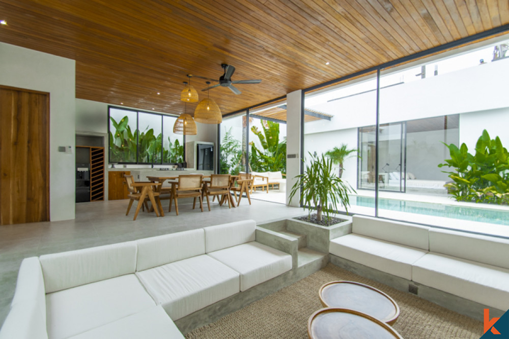 Brand new two bedroom villa for lease in Kerobokan