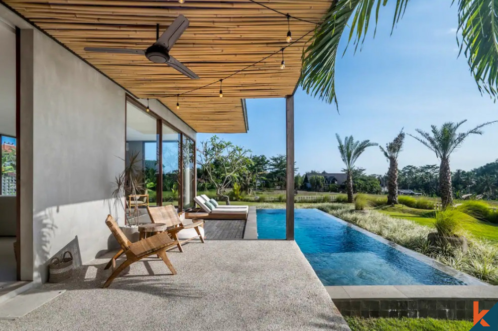 Amazing ricefields views property for sale in Ubud