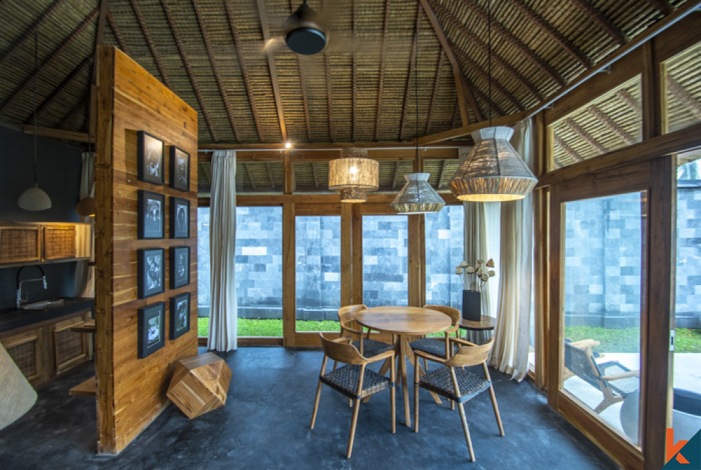 Vila satu kamar tidur baru dengan pemandangan hutan yang menakjubkan di Ubud
