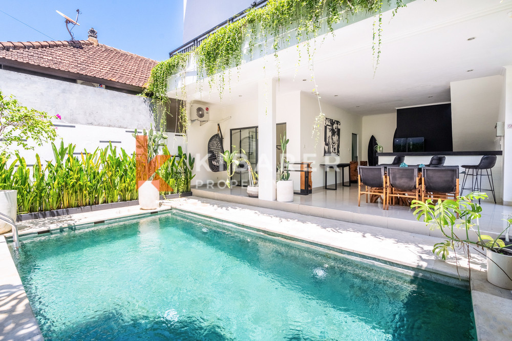 Villa lumineuse de trois chambres avec des touches scandinaves dans un excellent emplacement à Canggu