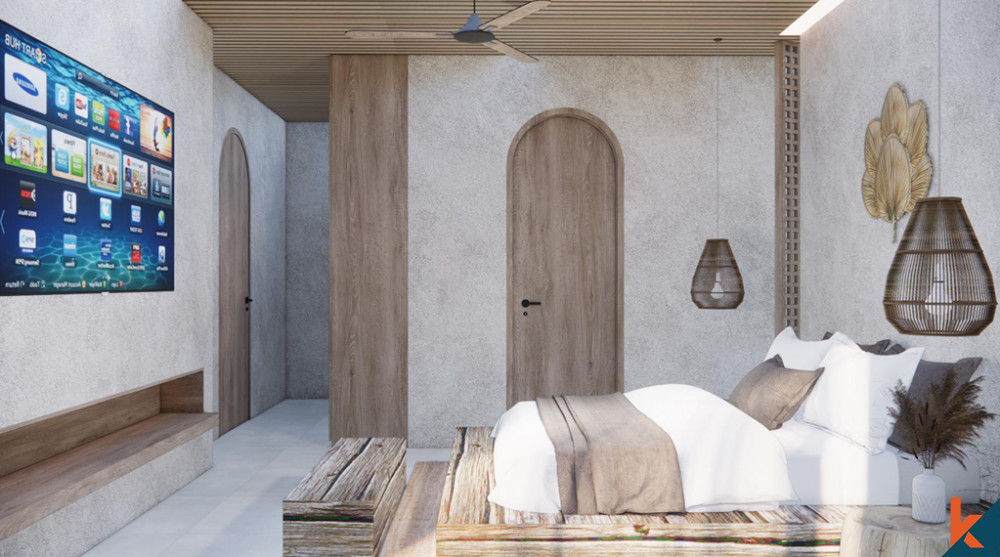 Vila modern dengan tiga kamar tidur baru di Ubud