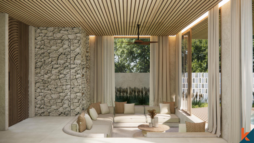 New three bedroom leasehold modern villa in Ubud
