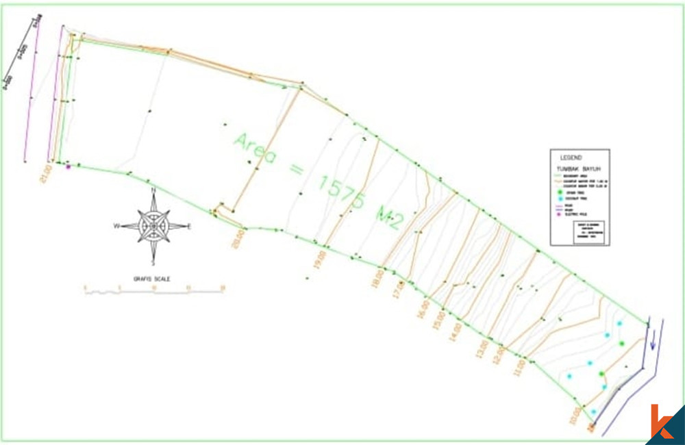 Ideal Locale Land in Tumbak Bayuh