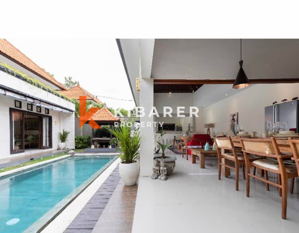 Homey Three Bedroom Villa in Canggu area (MINIMUM 3 MONTHS RENT) AVAILABLE 17 MAY