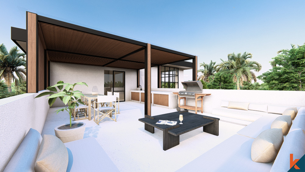 Villa sur plan de trois chambres située à Canggu