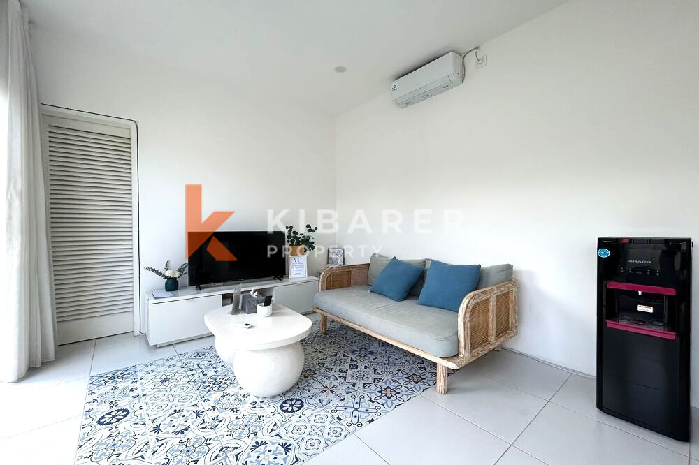 Vila Ruang Tamu Tertutup Satu Kamar Tidur yang Menakjubkan Terletak di Pererenan