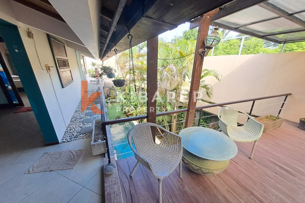 Villa accueillante de deux chambres avec jardin sur le toit à Sanur (LOCATION MINIMUM 3 ANS)