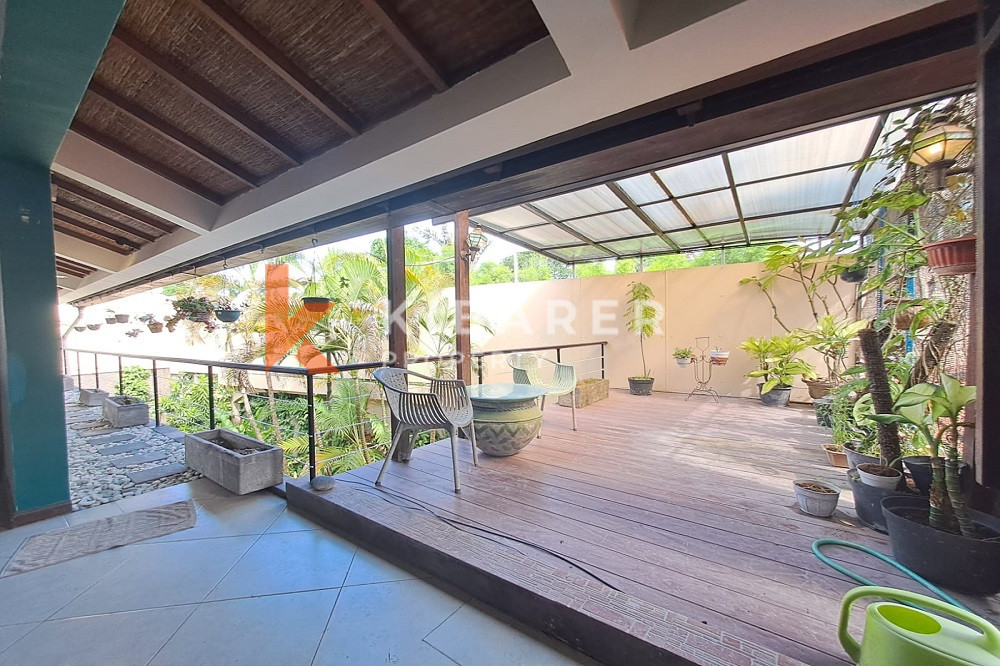 Villa accueillante de deux chambres avec jardin sur le toit à Sanur (LOCATION MINIMUM 3 ANS)