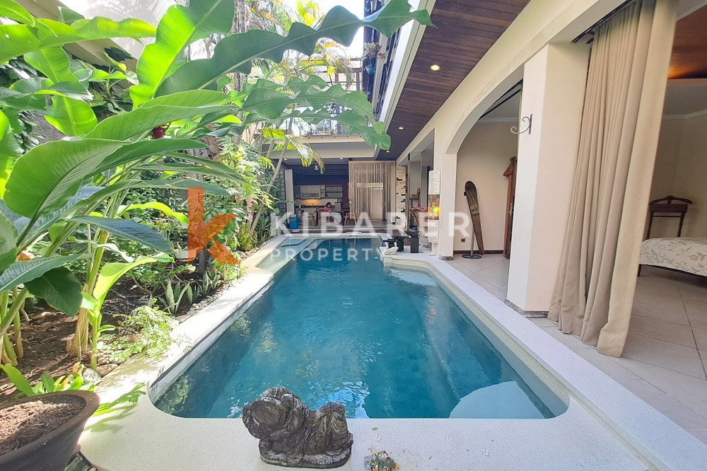 Villa Rooftop Garden Dua Kamar Tidur Homey di Sanur (SEWA MINIMAL 3 TAHUN)