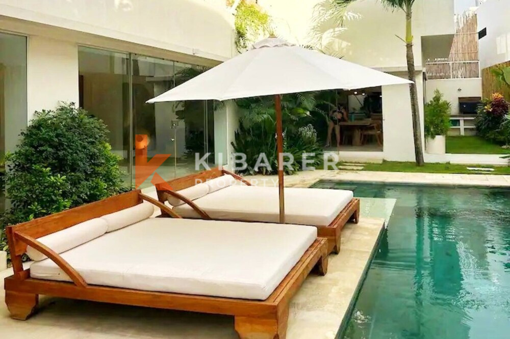 Luxe Three Bedroom Enclosed Living Room Villa Set in Pererenan (Available on June 29th 2024)