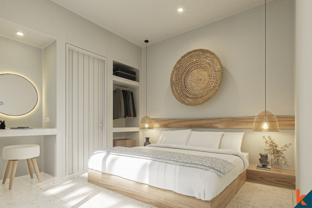 Properti dua kamar tidur yang akan disewakan dekat dengan pantai di Cemagi