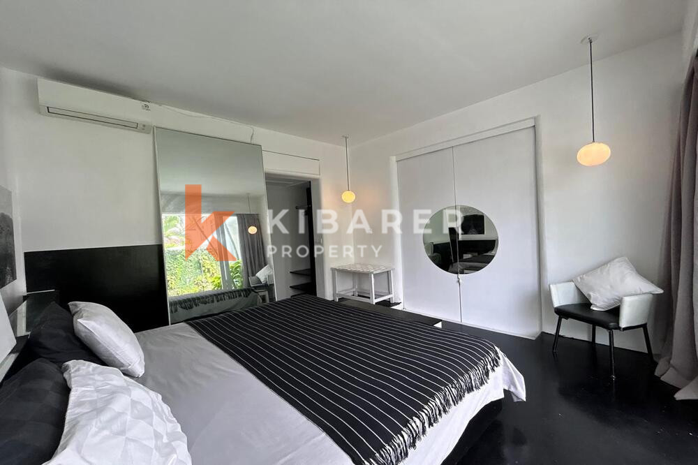 Aesthetic Two Bedroom Villa Open Living Room in Central Seminyak