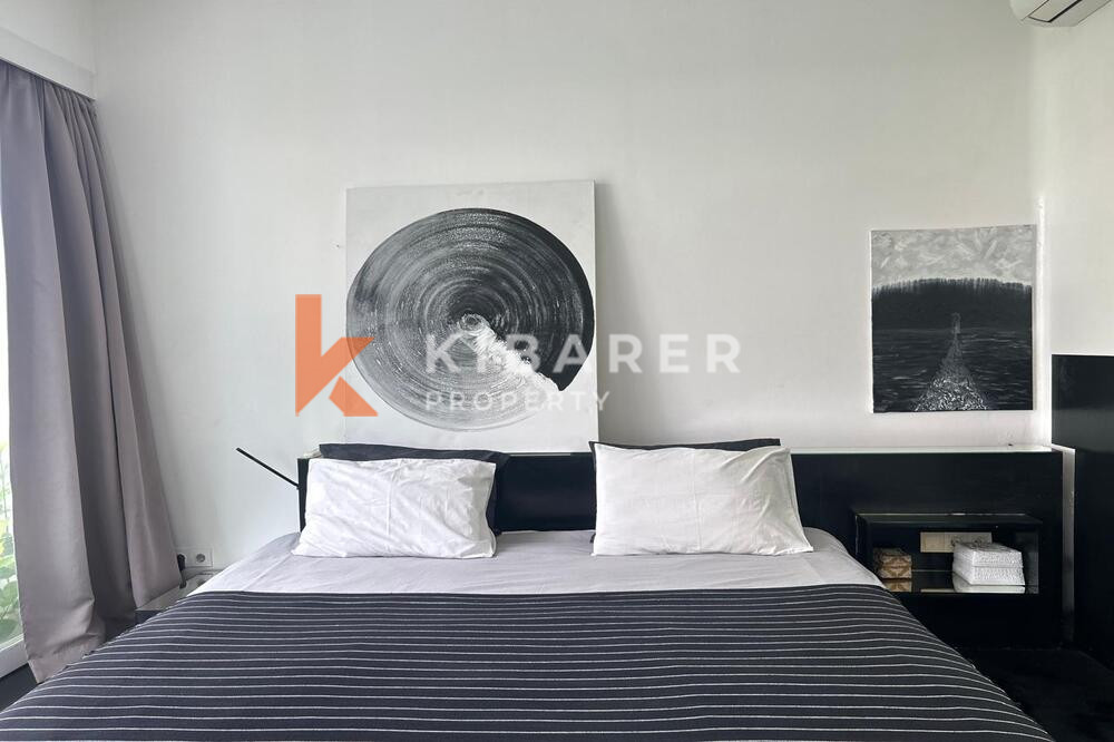 Aesthetic Two Bedroom Villa Open Living Room in Central Seminyak