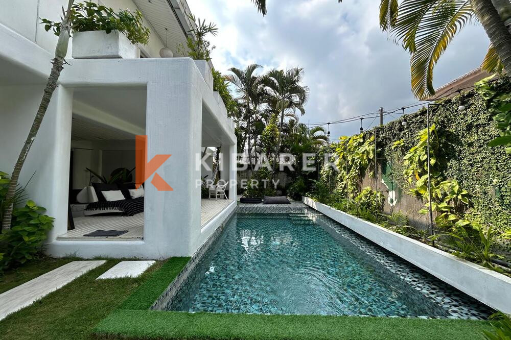 Aesthetic Two Bedroom Villa Open Living Room in Central Seminyak