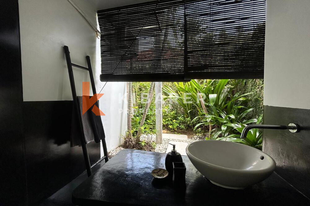 Aesthetic Two Bedroom Villa Open Living Room in Central Seminyak