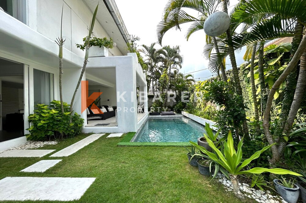 Aesthetic Two Bedroom Villa Open Living Room in Central Seminyak