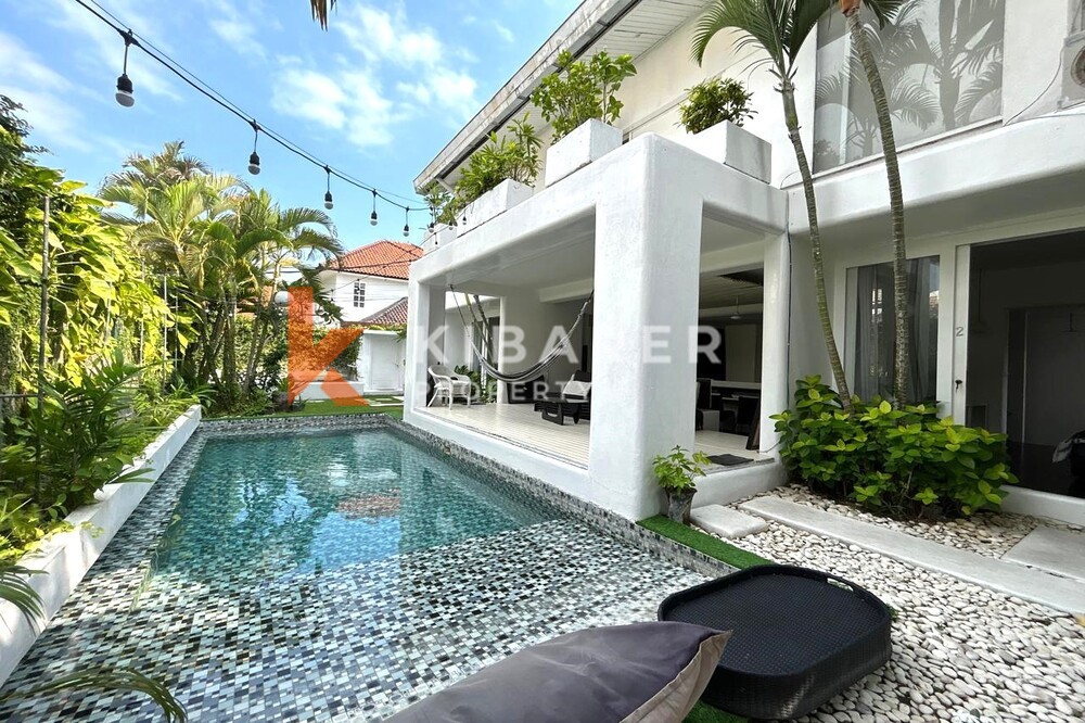 Aesthetic Two Bedroom Villa Open Living Room in Central Seminyak