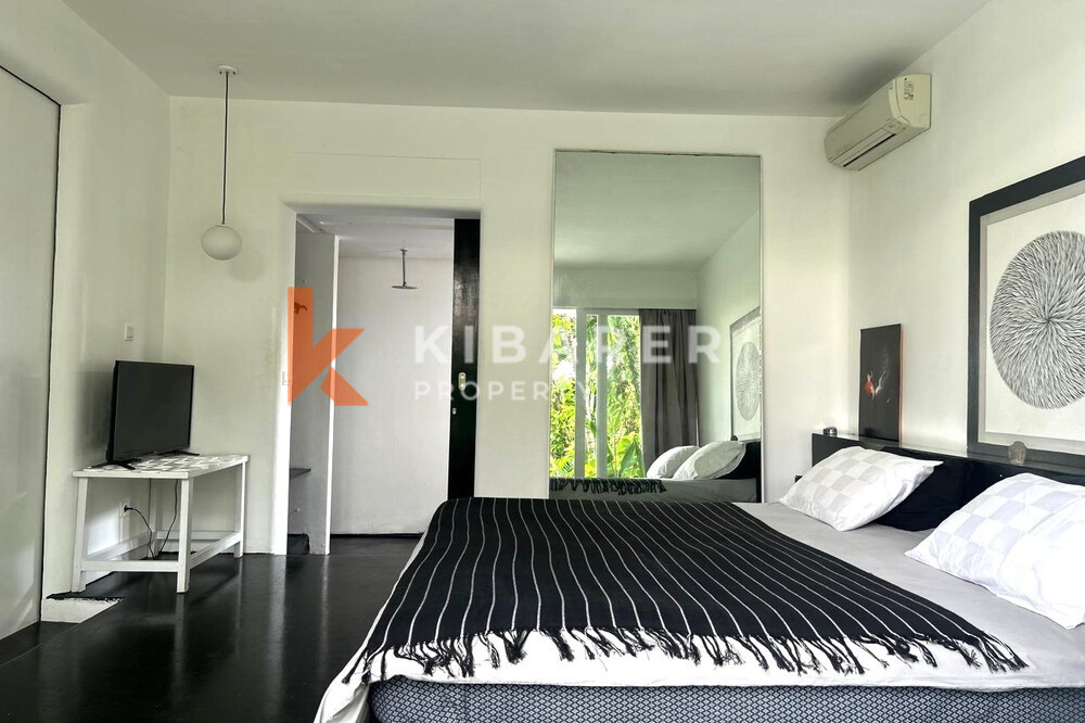 Aesthetic Two Bedroom Villa Open Living Room in Central Seminyak