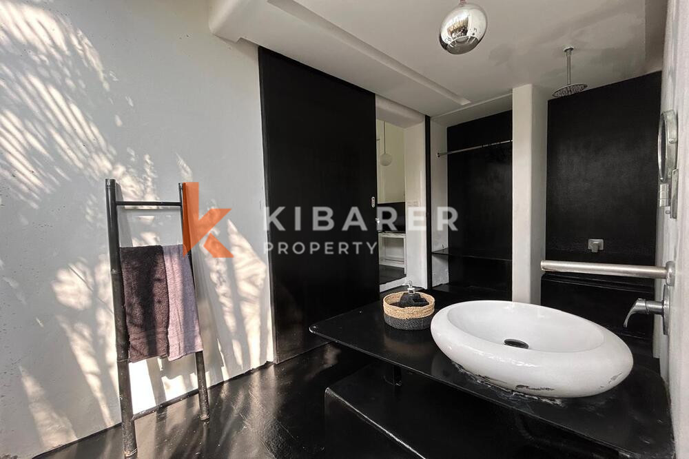 Aesthetic Two Bedroom Villa Open Living Room in Central Seminyak