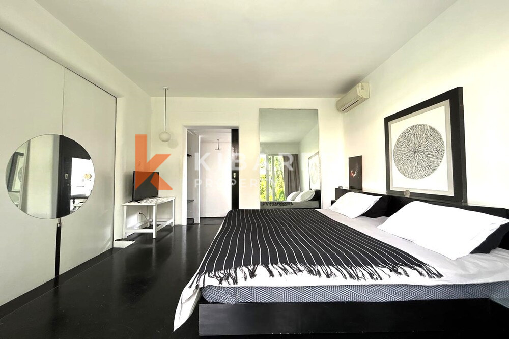 Aesthetic Two Bedroom Villa Open Living Room in Central Seminyak