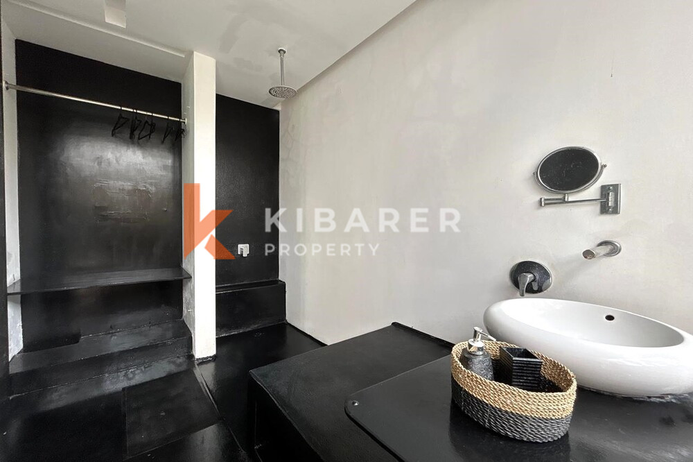 Aesthetic Two Bedroom Villa Open Living Room in Central Seminyak