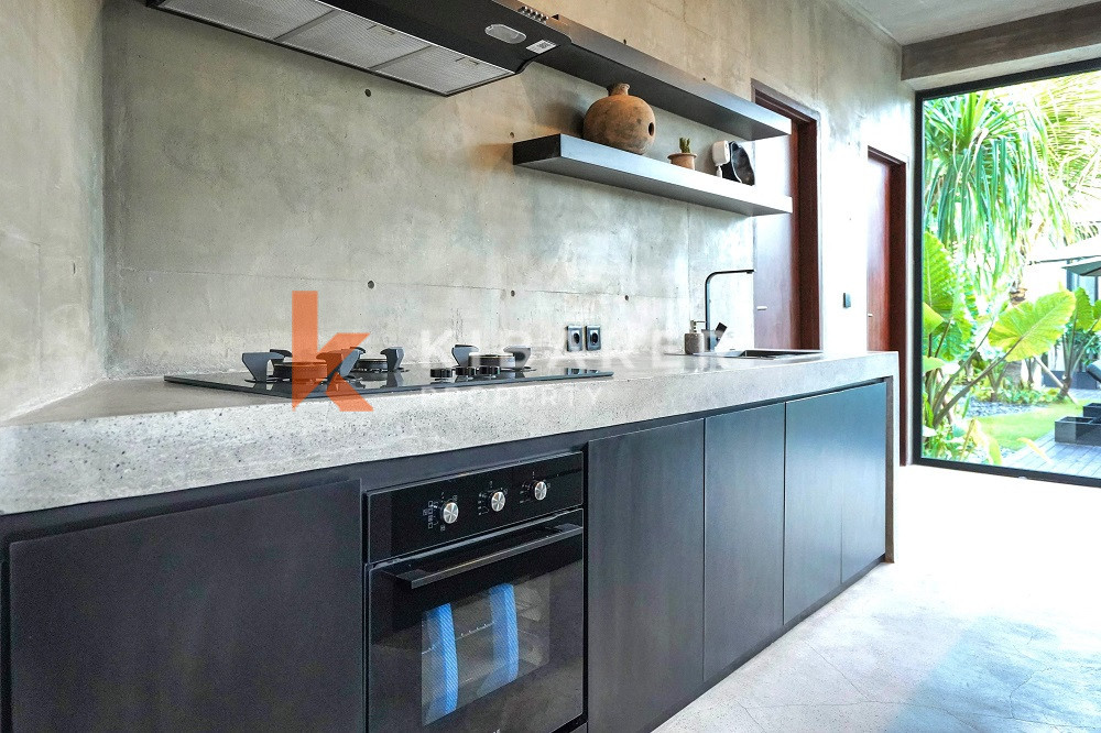 Brand New High Quality Four-Bedroom Enclosed Living Room Villa in the Edge of Canggu