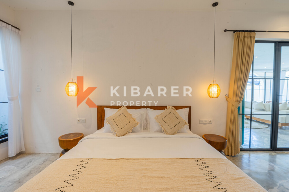 Captivating Three Bedroom Enclosed Living Tropical Villa Close to Canggu Beach