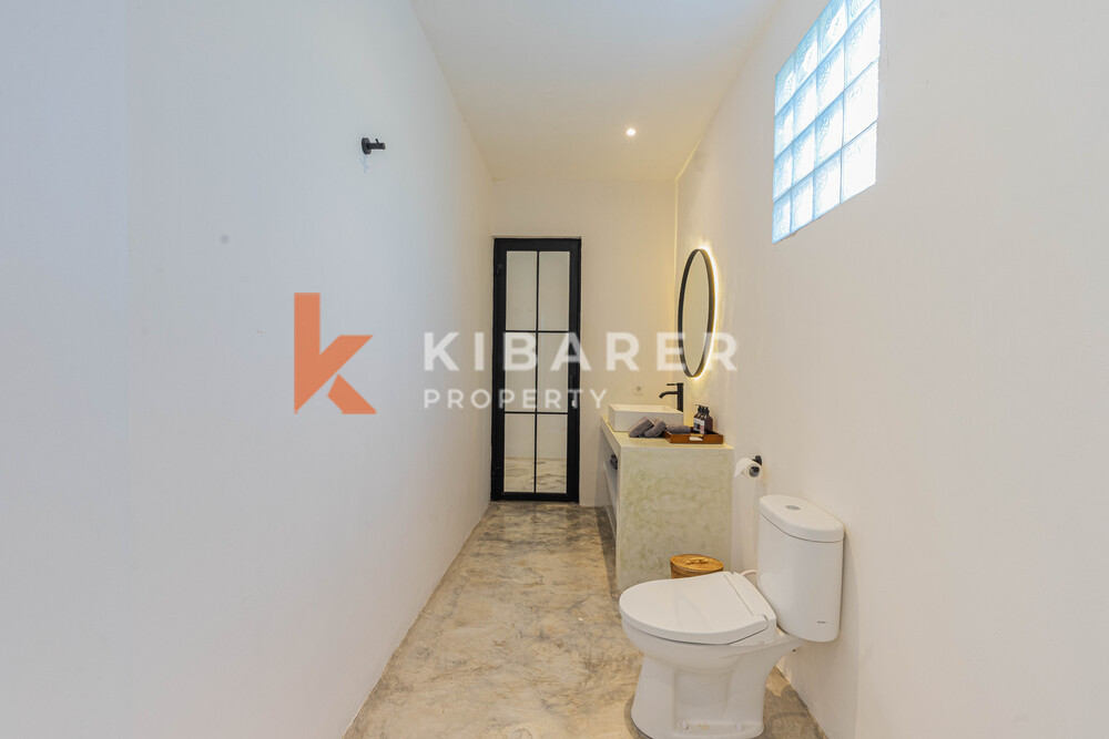 Captivating Three Bedroom Enclosed Living Tropical Villa Close to Canggu Beach