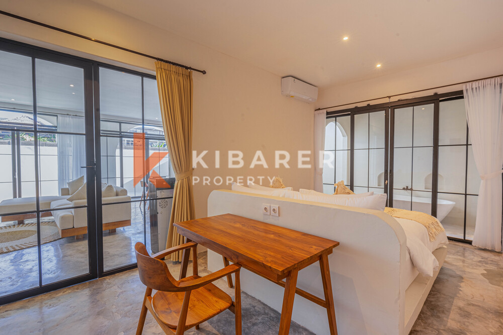 Captivating Three Bedroom Enclosed Living Tropical Villa Close to Canggu Beach