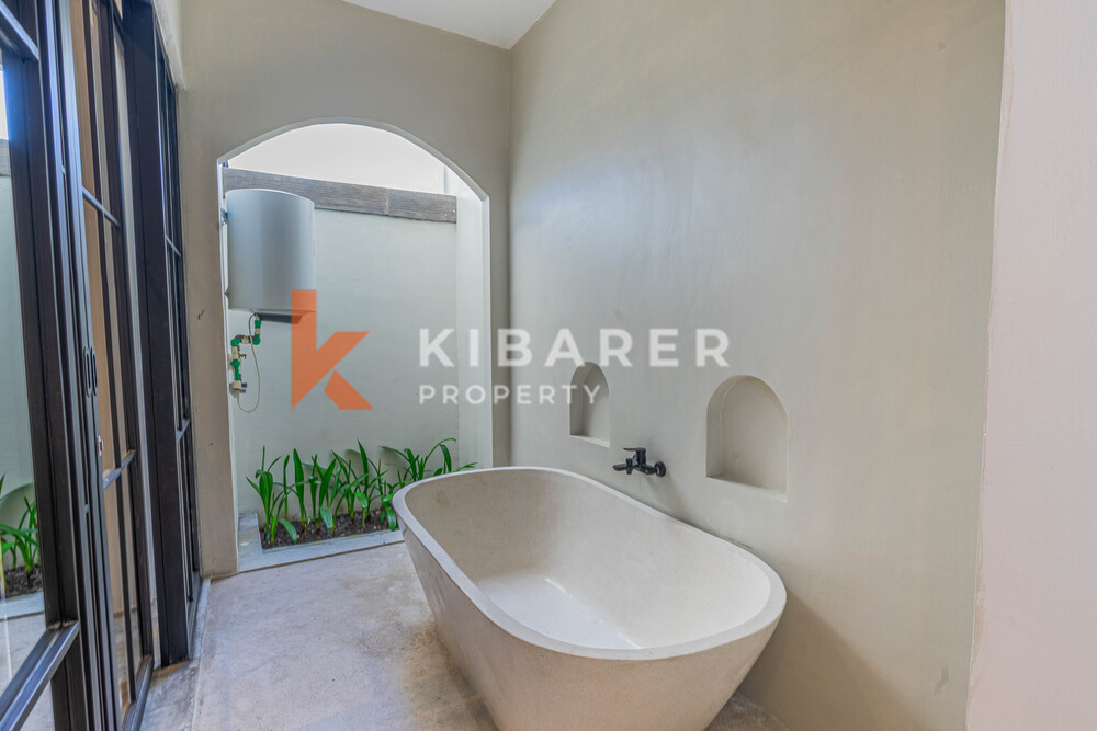 Captivating Three Bedroom Enclosed Living Tropical Villa Close to Canggu Beach