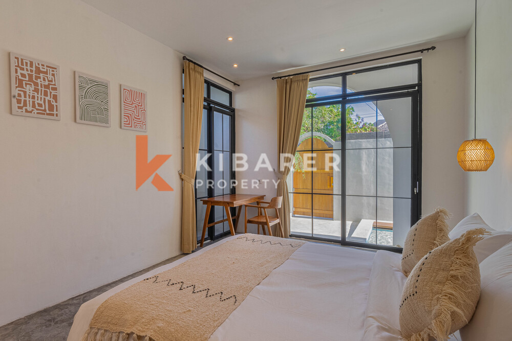 Captivating Three Bedroom Enclosed Living Tropical Villa Close to Canggu Beach