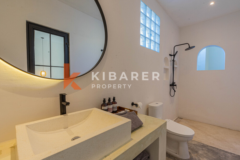 Captivating Three Bedroom Enclosed Living Tropical Villa Close to Canggu Beach