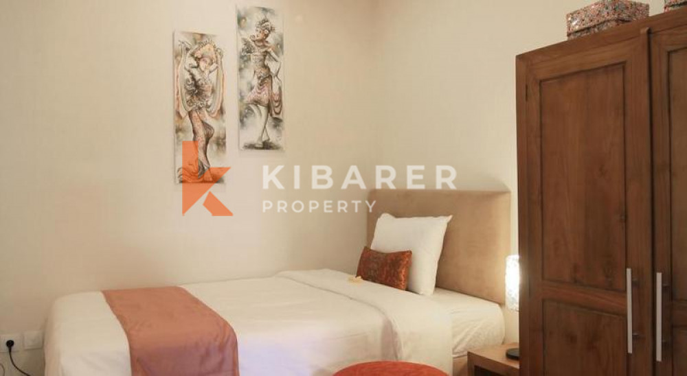Charming Four-bedroom Villa with Enclosed Living for Rent in Seminyak