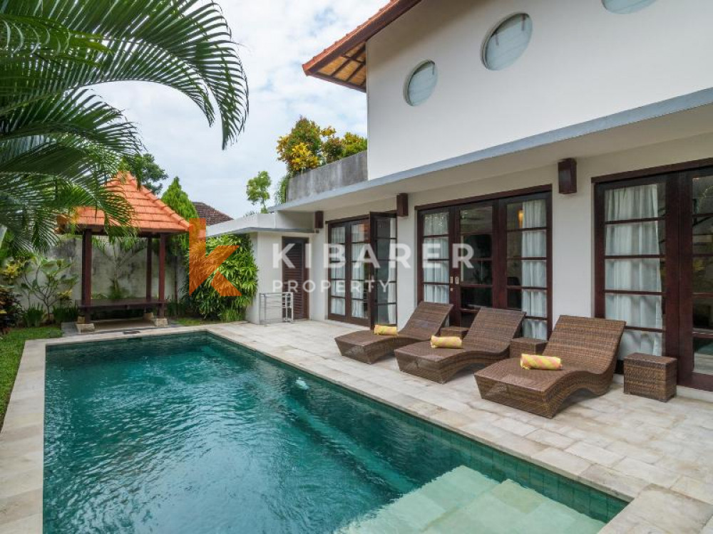 Charming Four-bedroom Villa with Enclosed Living for Rent in Seminyak