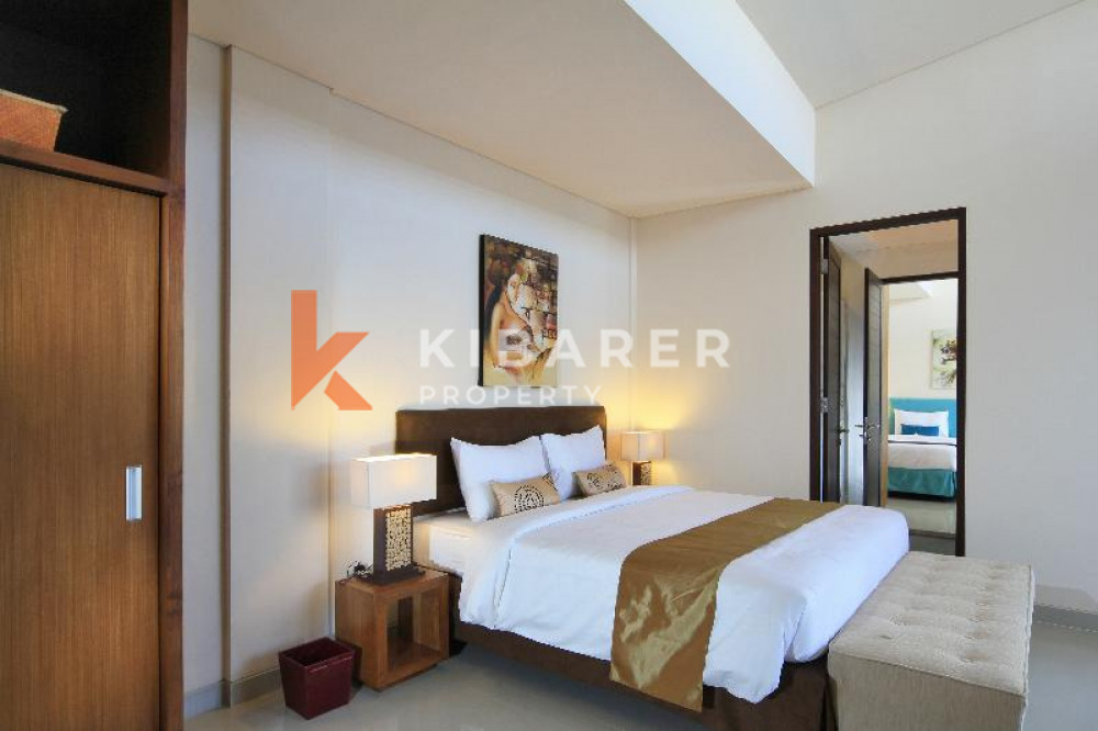 Charming Four-bedroom Villa with Enclosed Living for Rent in Seminyak