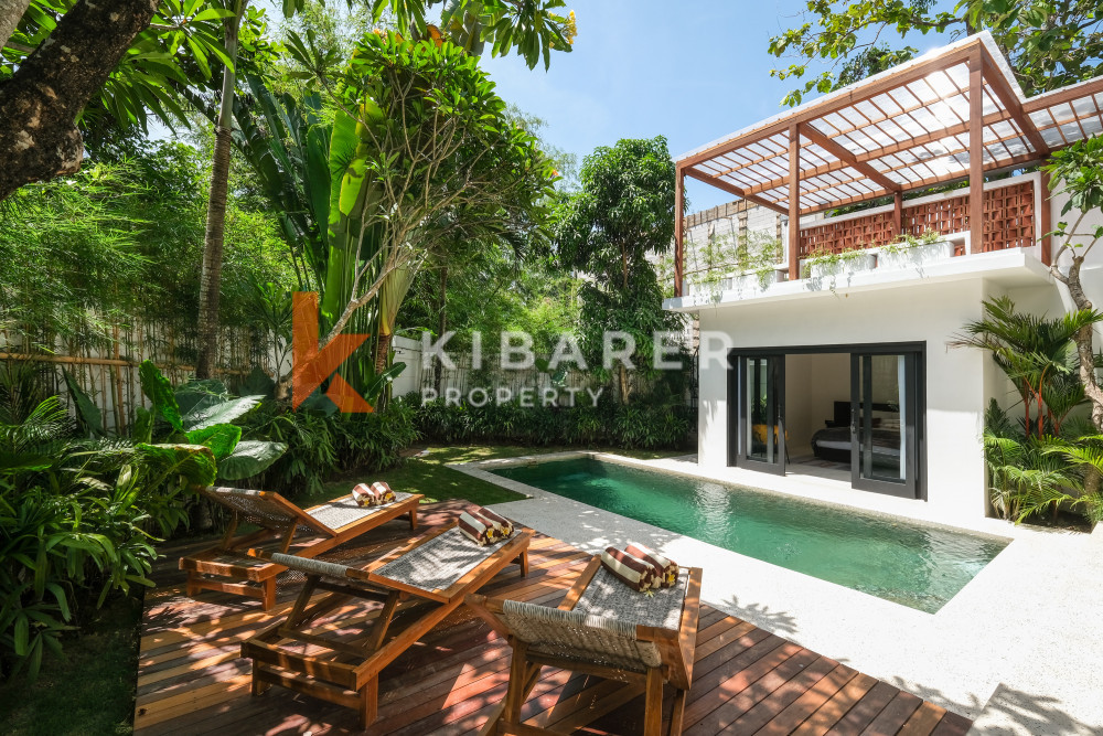 Villa de luxe de quatre chambres avec sauna à louer à Pererenan