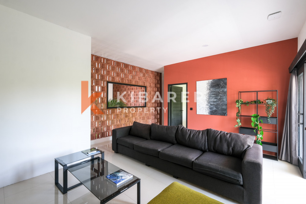 Villa de luxe de quatre chambres avec sauna à louer à Pererenan