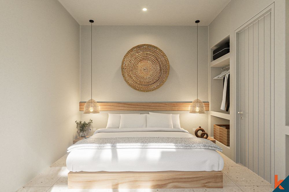 Properti dua kamar tidur yang akan disewakan dekat dengan pantai di Cemagi