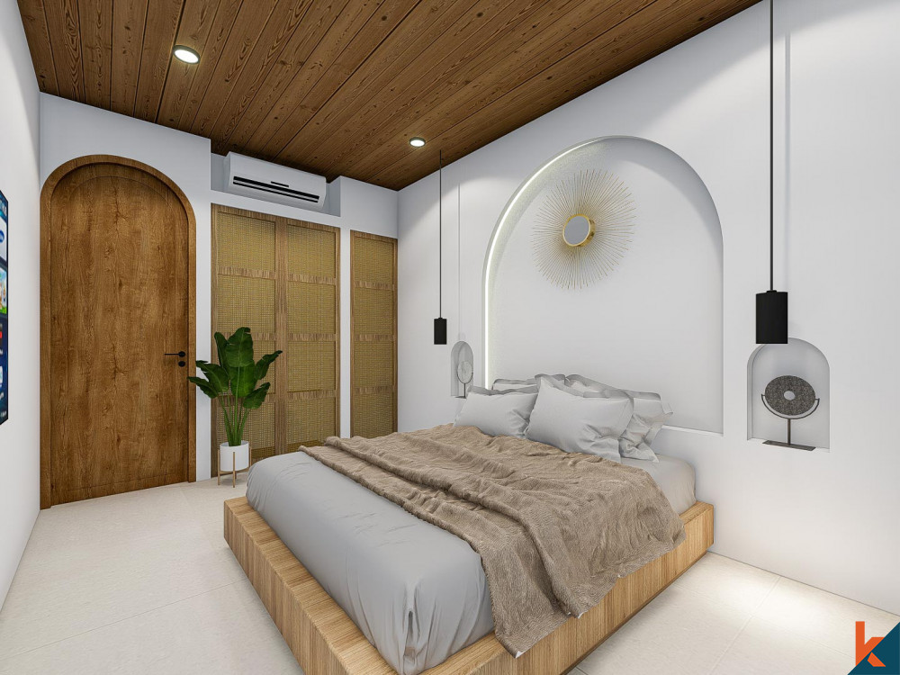 Vila empat kamar tidur off-plan bergaya Mediterania disewakan di Pererenan